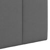 vidaXL H&auml;ngevorderseite Wandmontiert Dunkelgrau 150 x 55 x 5 cm Stoff