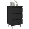 vidaXL Nachttisch Schwarz 40x35x69 cm Holzwerkstoff