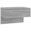vidaXL Wand-Nachttische 2 Stk. Grau Sonoma