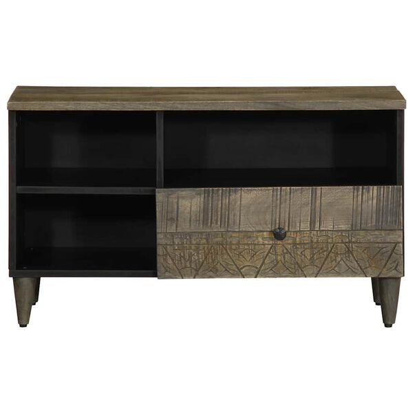 vidaXL TV-Schrank 80x33x46 cm Massivholz Mango
