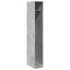 vidaXL Kleiderschrank Betongrau 30x50x200 cm Holzwerkstoff