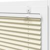 vidaXL Plissee Creme 45x150 cm Stoffbreite 44,4 cm Polyester