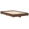 vidaXL Bettgestell ohne Matratze Braun Eichen-Optik 140x190 cm
