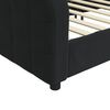 vidaXL Tagesbett Schwarz 80x200 cm Samt