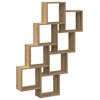 vidaXL W&uuml;rfelregal Artisan-Eiche 90x15x119,5 cm Holzwerkstoff