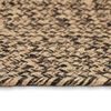 vidaXL Bereichsteppiche Nat&uuml;rlich und Schwarz 300 x 300 cm Jute