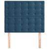 vidaXL Kopfteil Dunkelblau 90x5x118/128 cm Samt