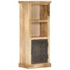vidaXL Highboard mit T&uuml;r 45x32x110 cm Mango Massivholz
