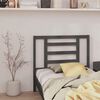vidaXL Kopfteil Grau 106x4x100 cm Massivholz Kiefer