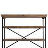 vidaXL Sideboard mit Einlegeb&ouml;den Mangoholz Massiv 120 x 35 x 200 cm