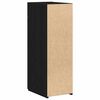 vidaXL Sideboard mit Schubladen Schwarz Eichen-Optik 30 x 42,5 x 93 cm