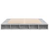 vidaXL Bettgestell Betongrau 180x200 cm Holzwerkstoff
