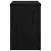 vidaXL Pflanzenst&auml;nder 2 pcs Schwarz Eichen-Optik 20 x 20 x 30 cm