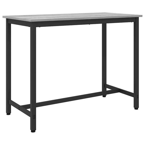 vidaXL Tisch Graues Sonoma 100 x 50 x 76,5 cm