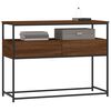 vidaXL Konsolentisch Braun Eichen-Optik 100x40x75 cm Holzwerkstoff