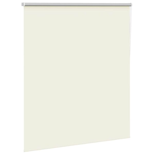 vidaXL Verdunkelungsrollo Cremewei&szlig; 120x130cm Stoffbreite 116,6cm