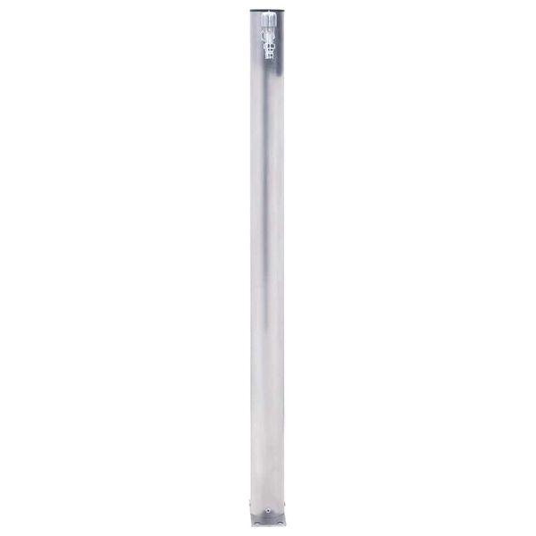 vidaXL Wassers&auml;ule f&uuml;r den Garten 100 cm Edelstahl Rund