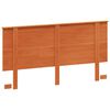vidaXL Kopfteil Wachsbraun 160 cm Massivholz Kiefer