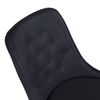 Venture Home Esszimmerst&uuml;hle 2 Stk. Velvet Deluxe Polyester Schwarz