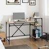 vidaXL Schreibtisch mit Regal Sonoma-Eiche 135x50x90 cm Holzwerkstoff