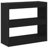 vidaXL B&uuml;cherregal 2 Ebenen 2 pcs 80 x 30 x 72 cm Holzwerkstoff