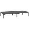 vidaXL 10-tlg. Garten-Lounge-Set mit Kissen Poly Rattan Dunkelgrau