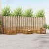 vidaXL Sofagarnituren 9 pcs Natur Massivholz Akazie