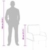 vidaXL Sofas mit Kissen 55cm Hellgrau Sperrholz