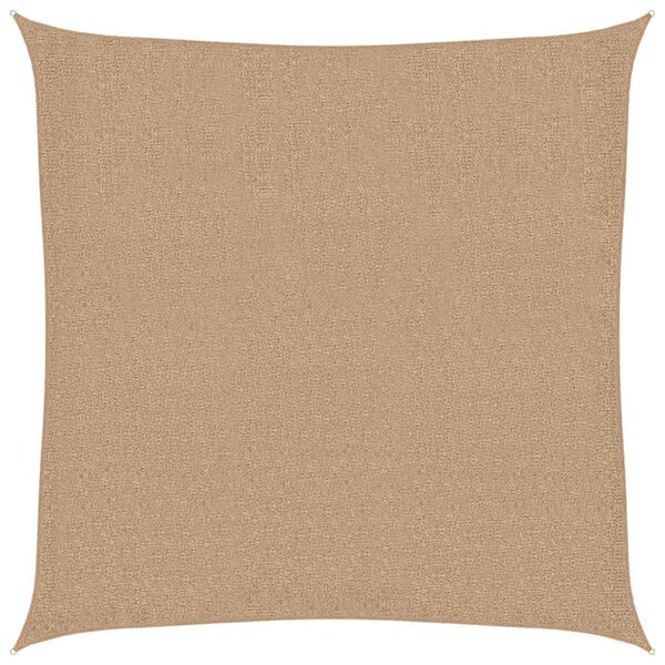 vidaXL Sonnensegel 160 g/m&sup2; Taupe 7x7 m HDPE