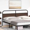 vidaXL Ersatz-Kopfteil Braun Eichen-Optik 180 cm Stahl und Holzwerkstoff