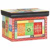 vidaXL Nachttisch mit Schubladen Mehrfarbig 40 x 30 x 28 cm