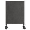 vidaXL TV-Schrank Silbern 110x30x40 cm Eisen