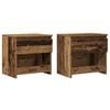 vidaXL Nachttische 2 St&uuml;ck Altholz 40x30x39 cm Holzwerkstoff