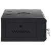 vidaXL Netzwerkschrank mit Speicher Schwarz 53 x 35 x 21 cm Stahl