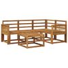 vidaXL Outdoor-Sofagarnitur 5 pcs Natur Massivholz Akazie