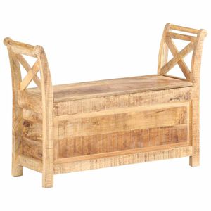 vidaXL Flurbank 103 x 33 x 72 cm Massivholz Mango