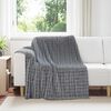 vidaXL Wohndecken 6 pcs Dunkelgrau 200 x 150 cm Fleece