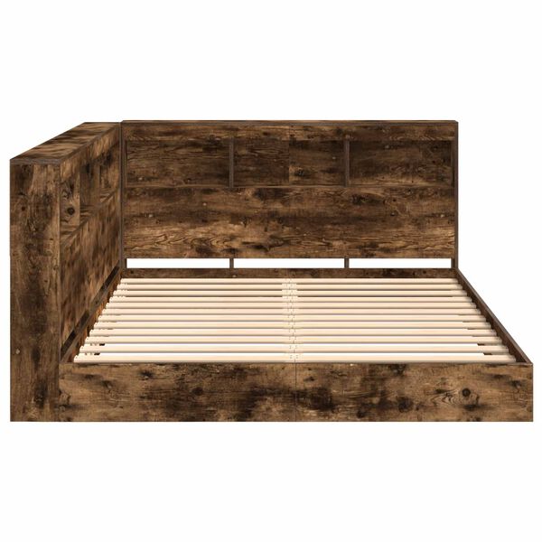 vidaXL B&uuml;cherregal-Bett R&auml;uchereiche 160 x 200 cm Holzwerkstoff