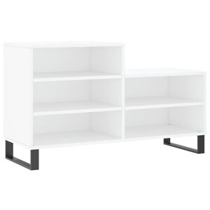 vidaXL Schuhregal Wei&szlig; 102x36x60 cm Holzwerkstoff