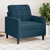 vidaXL Sessel Blau 60 cm Samt