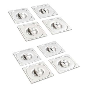 Deckel f&uuml;r GN 1/6 Beh&auml;lter 8 Stk. Edelstahl