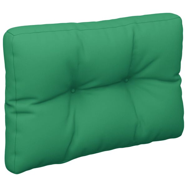 vidaXL Palettenkissen Gr&uuml;n 60x40x12 cm Stoff