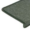 vidaXL Stufenmatten 15 Stk. 65x21x4 cm Dunkelgr&uuml;n Rechteckiger Rand