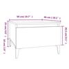 vidaXL Beistelltische 2 Stk. Schwarz 50x46x35 cm Holzwerkstoff