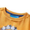 Kinder-Langarmshirt Dunkles Ocker 128