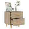 vidaXL Nachttisch Sonoma-Eiche 40x35x47,5 cm