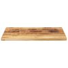 vidaXL Tischplatte 80x70x1,5 cm Rechteckig Raues Massivholz Mango