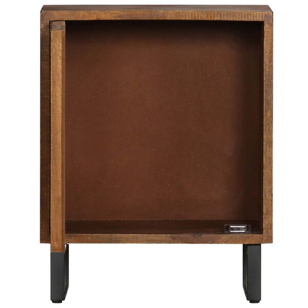 vidaXL Nachttisch 40x30x50 cm Massivholz Mango