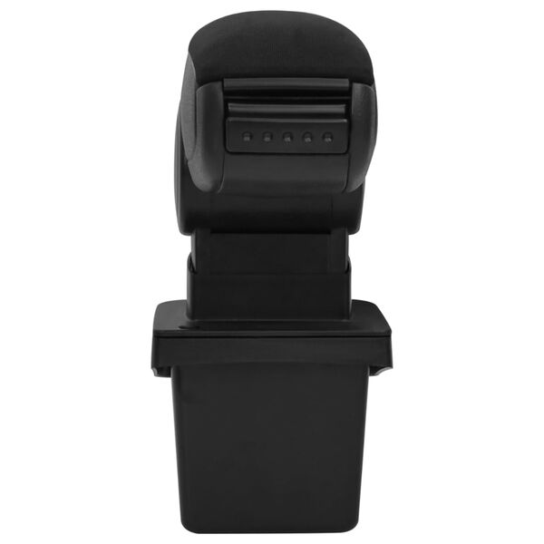 vidaXL Auto-Armlehne Schwarz 15x31,5x(35-51) cm ABS