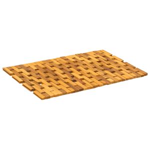 vidaXL Badematten 2 stk. Natur 44 x 60 cm Massivholz Akazie